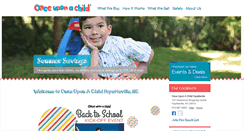 Desktop Screenshot of onceuponachildfayetteville.com