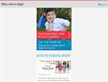 Tablet Screenshot of onceuponachildfayetteville.com